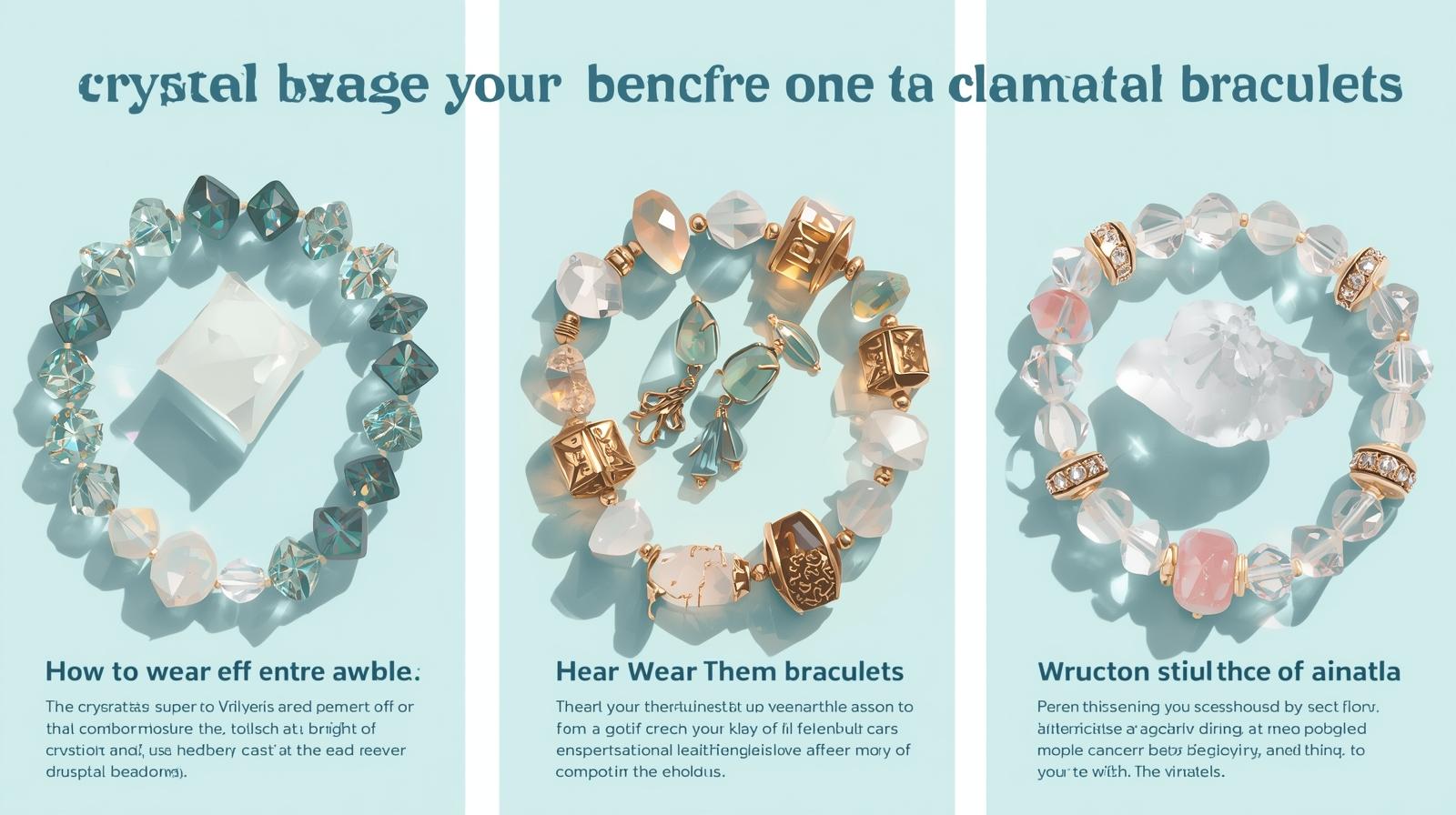 水晶のブレスレット良くないは誤解！効果的な付け方や合わない人を解説